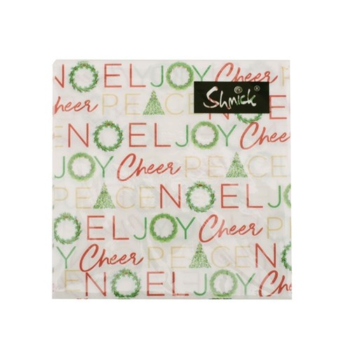 2 PLY Noel Napkins 20PK