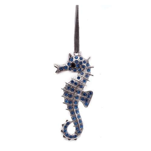 Light Blue Crystal Seahorse 11cm