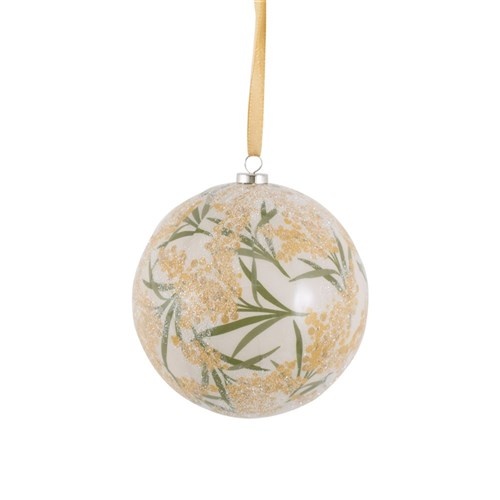 10cm Wattle Bauble