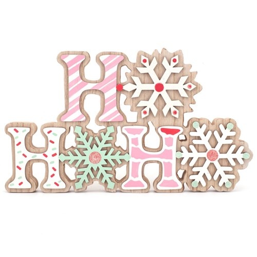 Ho Ho Ho Sign 30x17cm