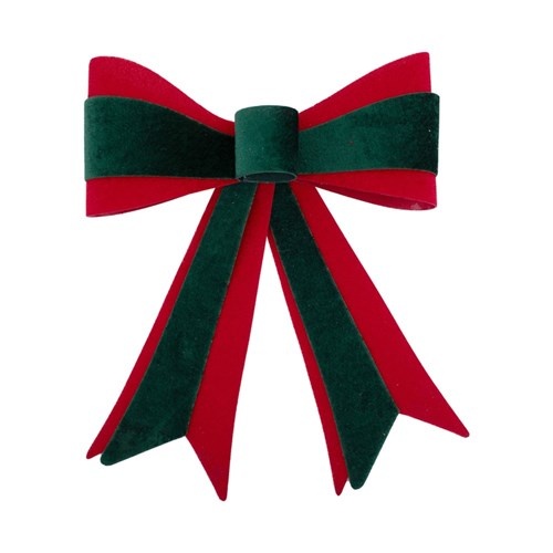 Red & Green Bow
