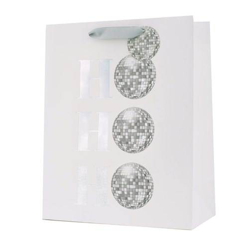 Ho Ho Ho Disco Gift Bag 26x32x12cm