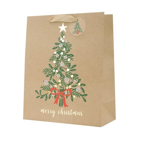 Kraft Gift Bag 26x32x12cm