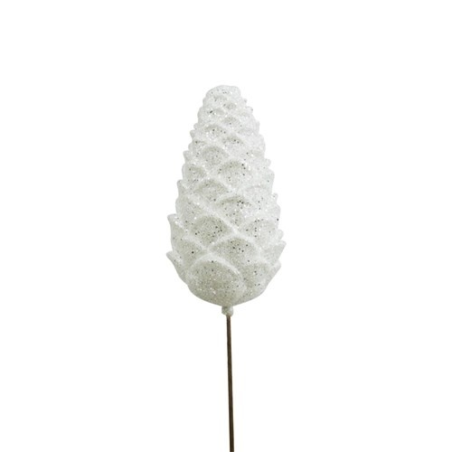 White Pine Cone Stem 46cm