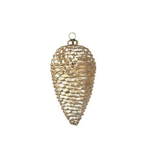 Pinecone 12cm Champagne