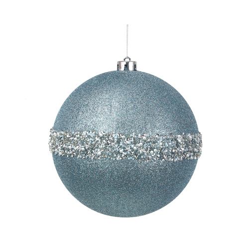 18cm Arctic Blue Bauble