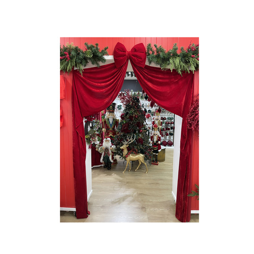 Red Velvet Bow 40x2m
