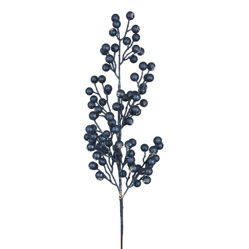 Navy Berry Stem 78cm