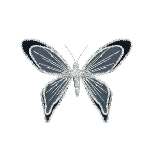 Navy Butterfly 18x19cm