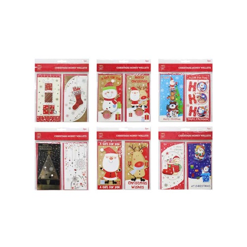 Money Wallet 2pc foil/glit