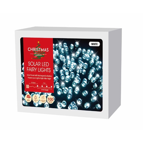 Solar LED Lights 100PC - White
