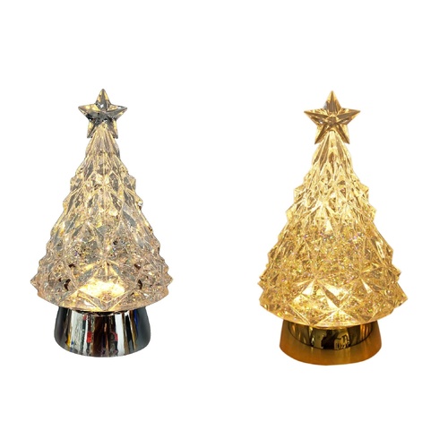 LED Water Globe Trees 2 Assorted..