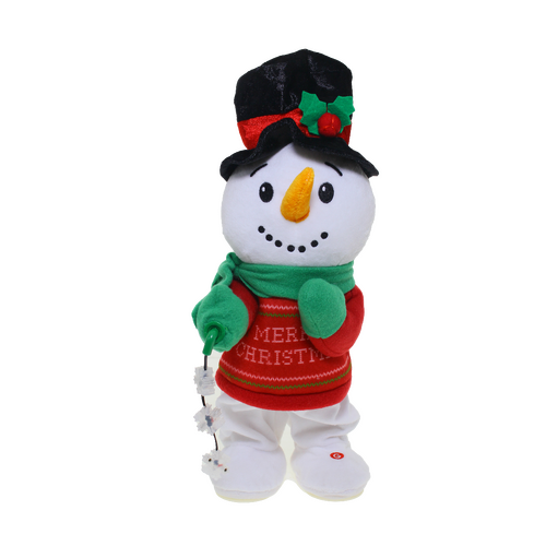 Skiing Snowman