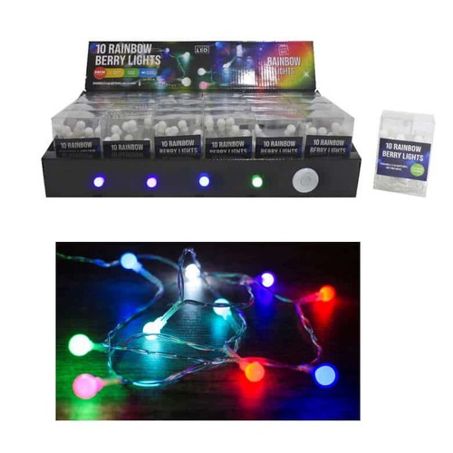LED Mini Berries Colour Change 10pc..
