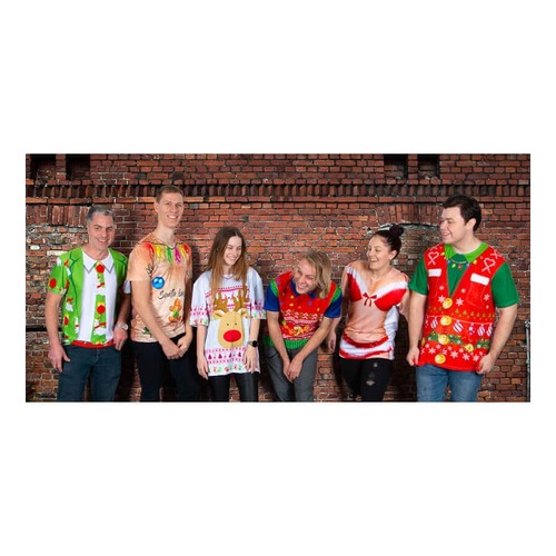 T-Shirt ugly dbl side print adults