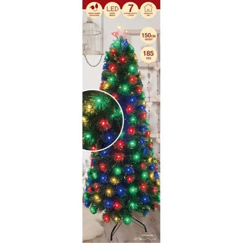Slim Fibre Optic Tree 150cm MC185 LED
