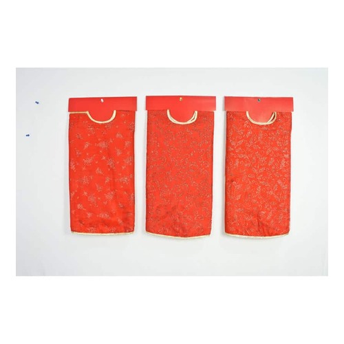 Glitter Organza Red Tree Shirt 100cm 3 asst