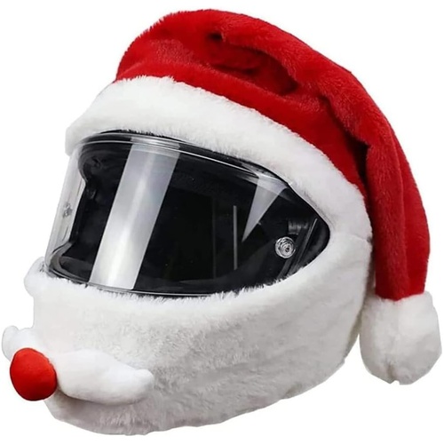 Santa Motorbike Helmet Cover