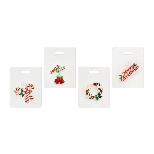 Christmas Brooch Asst..