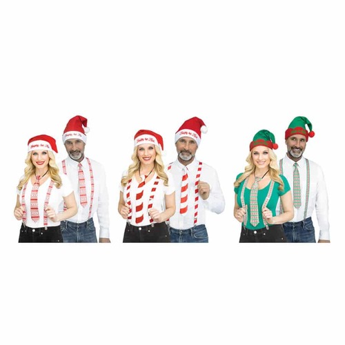 Christmas 3pc Accessory Set Asst..