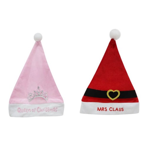 Santa Hat Mrs Claus/Christmas Queen..