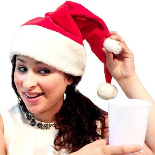Santa Hat w/Hidden Drinks Flask..