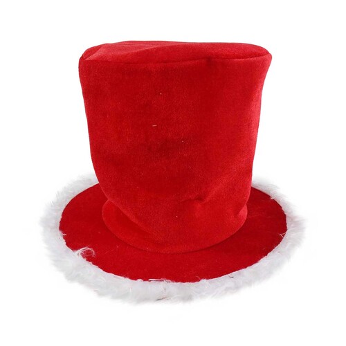 Santa Velvet Oversize Top Hat..