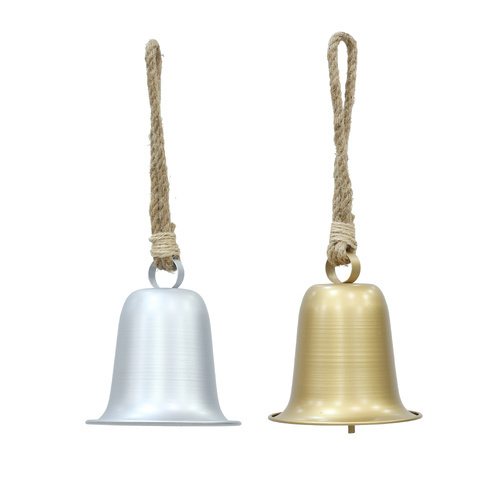 Hanging Bell Matte Metallic 16cm