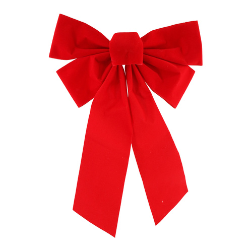 Double Bow -  Red 26x41cm