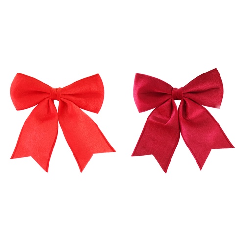 Bow Red Velveteen