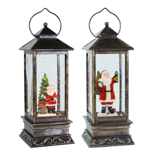 Musical Santa Scene Lanterns