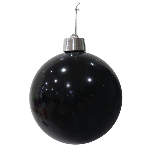 Bauble Glossy Black 20cm