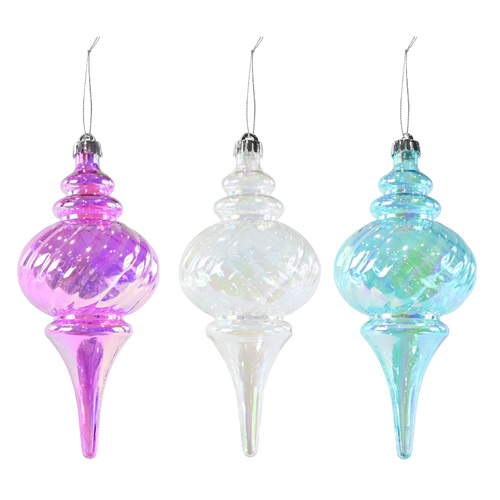 Iridescent Finial 26cm