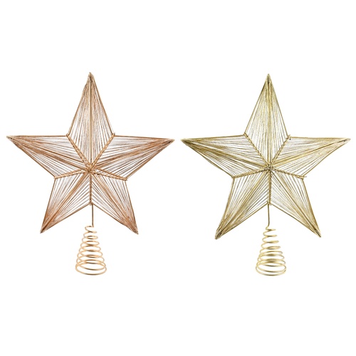 Matte Metallic Tree Topper
