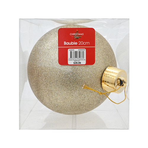 Baubles 20cm Champagne