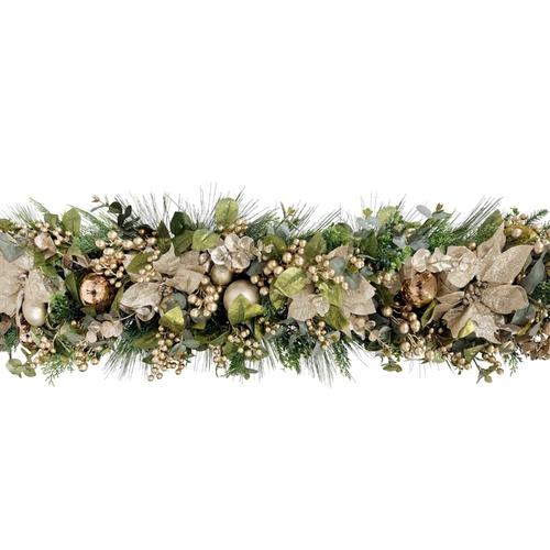 Decorated Garland Champagne