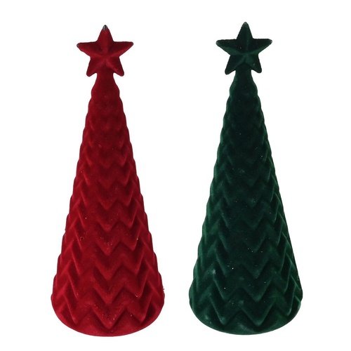 Flocked Table Tree 15cm