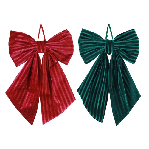 Red or Green Bow