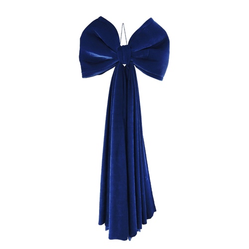 Midnight Draping Tail Bow