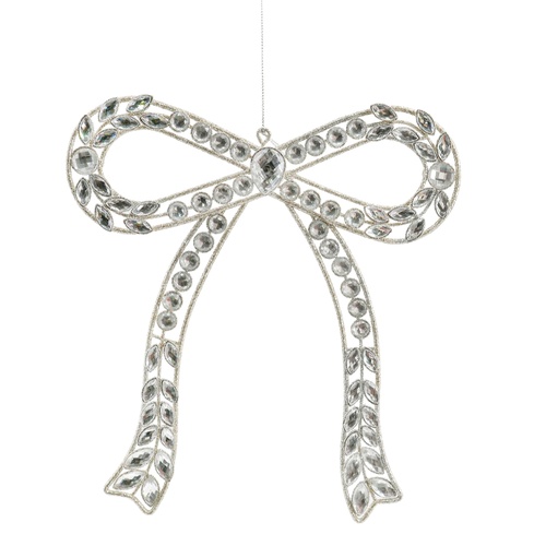Diamante Glitter Bow