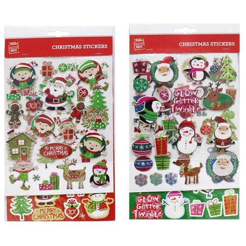 Laser Character Stickers 3 Sheets 2 Asst..