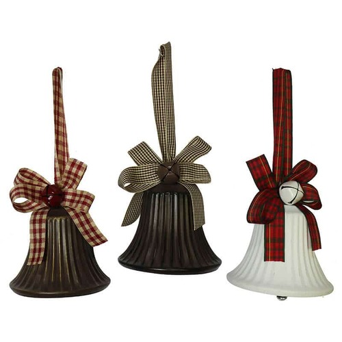 Vintage Ribbed Bell 9cm