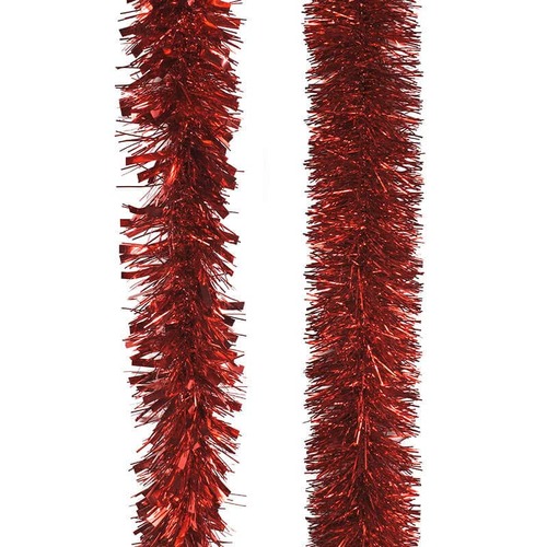 Tinsel Fine 2m Red 2 Assorted