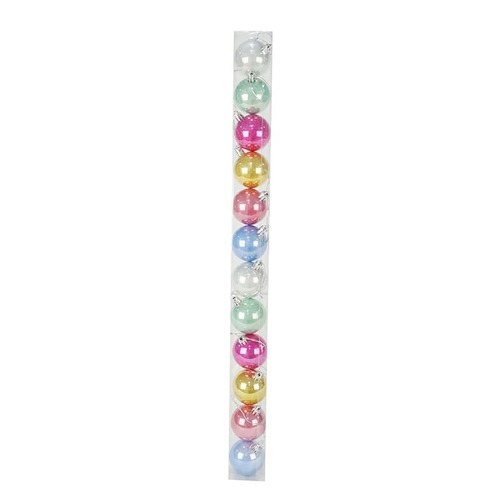 Baubles Pastel 50mm 12pk