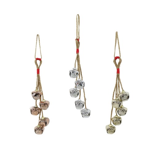 Metallic Nutbells Deco 5pc Asst..