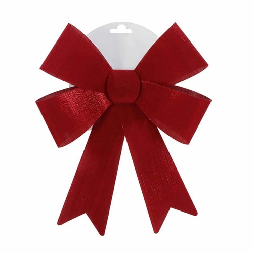 Luxury Dark Red Bow 23x30cm..