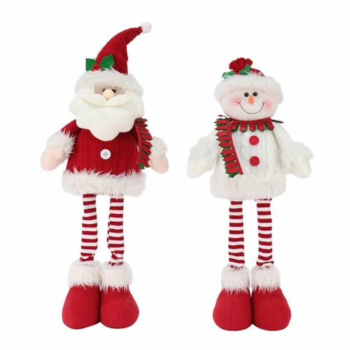 Standing Santa/Snowman Knit Jumper Asst..