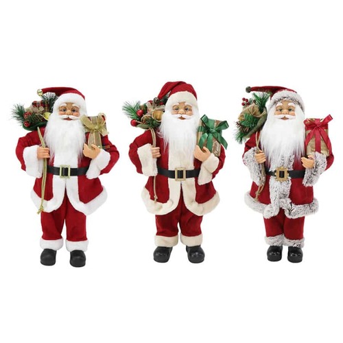 Santa Figurine 60cm Red Asst..