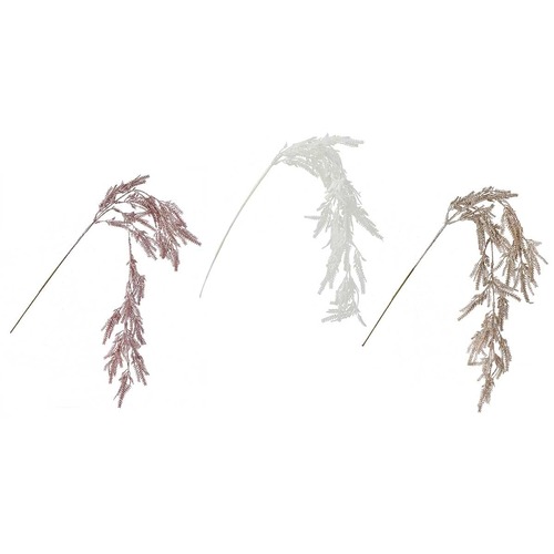 Draping Glitter Fern 78cm Asst..