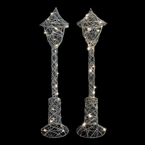 LED Metallic Wire Lamp Post 70cm Asst..